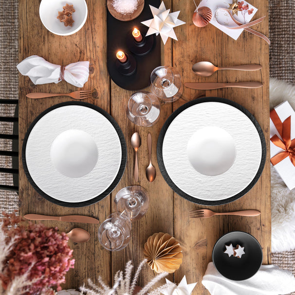 Villeroy & Boch Pastabord Manufacture Rock - Blanc - ø 29 cm