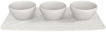 Ensemble de petits bols Villeroy & Boch Manufacture Rock - Blanc - 4 pièces