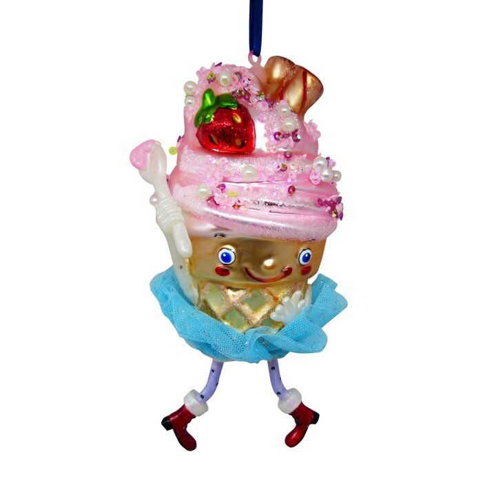 Sareva Boule De Noël Coupe Glace Avec Tutu