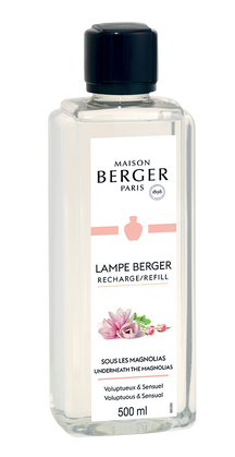 Recharge Lampe Berger - pour lampe à parfum - Sous les Magnolias - 500 ml