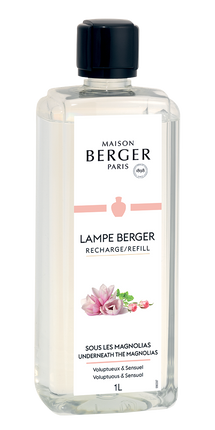 Recharge Lampe Berger - pour lampe à parfum - Sous les Magnolias - 1 litre