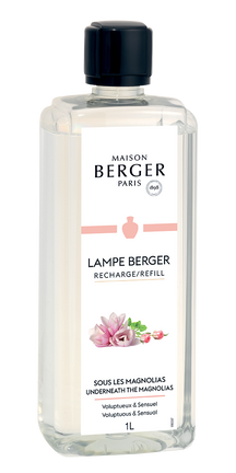 Recharge Lampe Berger - pour lampe à parfum - Sous les Magnolias - 1 litre