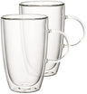 Villeroy & Boch Verres à double paroi Artesano Hot & Cold Beverages - 450 ml - 2 pièces - Avec anse