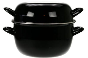 Casserole à moules Cosy & Trendy - en acier émaillé - 5 litres - ø 24 cm