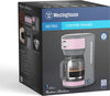 Westinghouse Cafetière à filtre Retro Collections - 1000 W - rose - WKCMR621PK