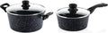 Ensemble de casseroles Westinghouse Black Marble (Poêle à rôtir ø 28 cm + Casserole en acier ø 20 cm) - Induction et toutes autres sources de chaleur