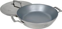 Ensemble de casseroles Saveur Selects Voyage Series (Sauteuse ø 25 cm + Poêle ø 30 cm) - Acier inoxydable triplé - Induction et toutes autres sources de chaleur