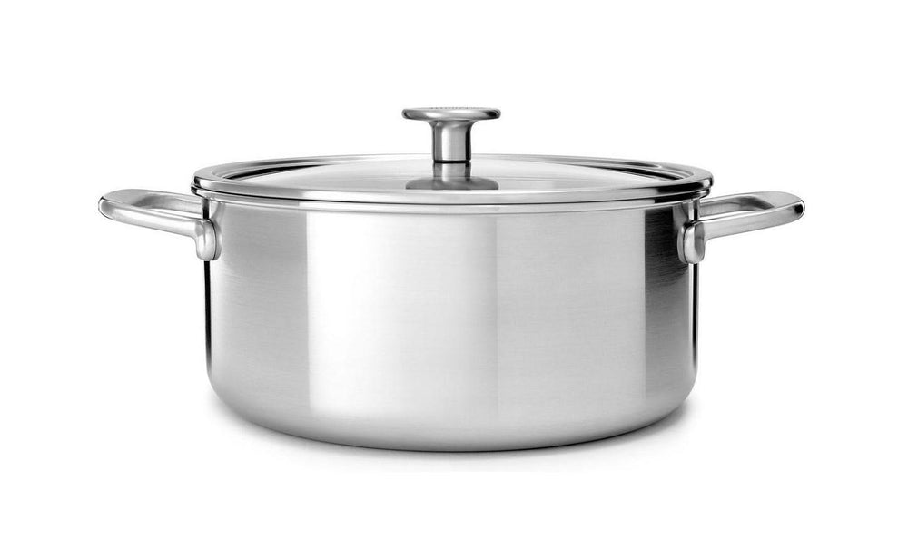 Casserole KitchenAid Multi-Ply en acier inoxydable - ø 24 cm / 4,9 litres