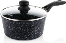 Ensemble de casseroles Westinghouse Black Marble (Poêle à rôtir ø 28 cm + Casserole en acier ø 20 cm) - Induction et toutes autres sources de chaleur