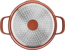 Ensemble de casseroles Westinghouse Performance - Rouge - 8 casseroles - Ensemble de casseroles complet - Induction et toutes autres sources de chaleur