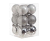 Boules de Noël Cosy @Home Argent ø 6 cm - 12 pièces