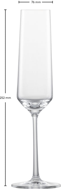 Verres à champagne Schott Zwiesel Pure 215 ml - 6 pièces