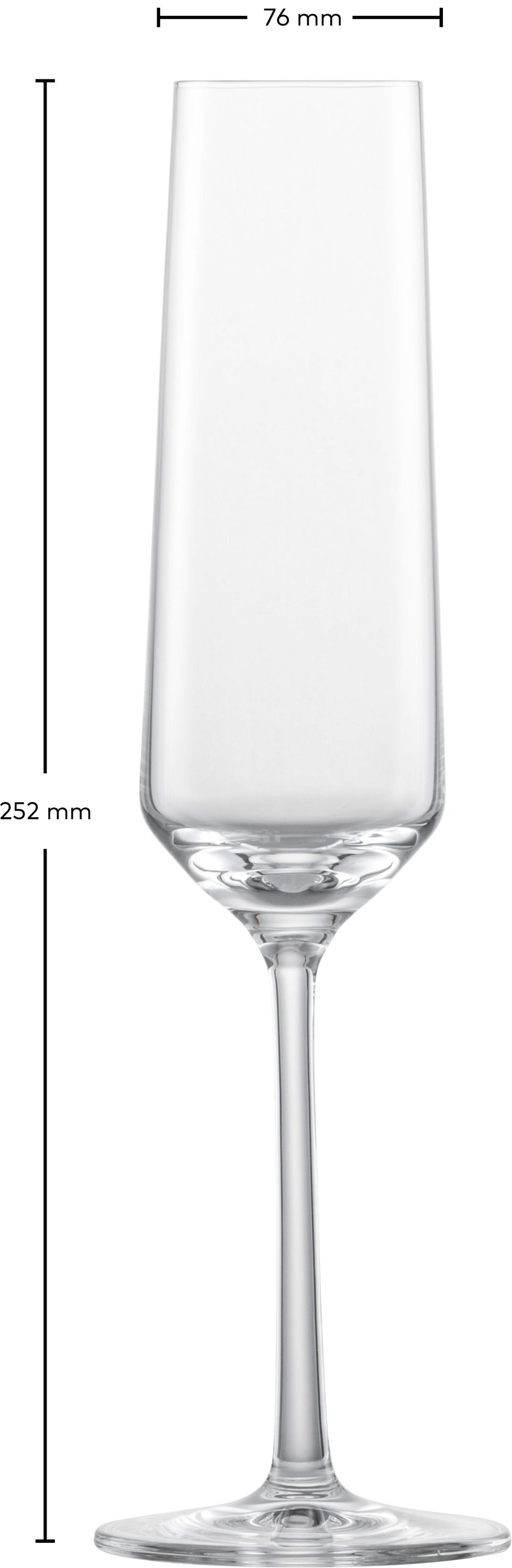 Verres à champagne Schott Zwiesel Pure 215 ml - 2 pièces