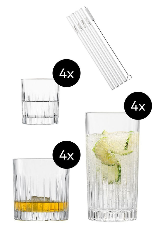 Ensemble de verres à boire Schott Zwiesel Stage - 17 pièces - Verres à whisky, à shot et à long drink