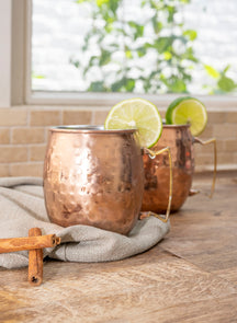 Verre à cocktail Moscow Mule en cuivre martelé Cosy & Trendy 450 ml