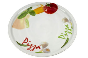 Assiette à pizza Cosy & Trendy - Tomate - Cosy - ø 30 cm - en porcelaine
