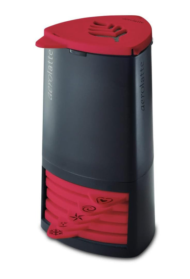 Set de saupoudreuse a cacao Aerolatte - Cappuccino Artist - en inox - 6 pochoirs