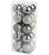 Boules de Noël Cosy @Home Argent ø 3 cm - 20 pièces