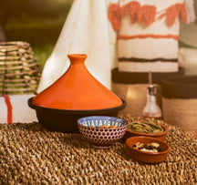 Cosy &amp; Trendy Tajine Induction - Noir/Orange - ø 25 cm