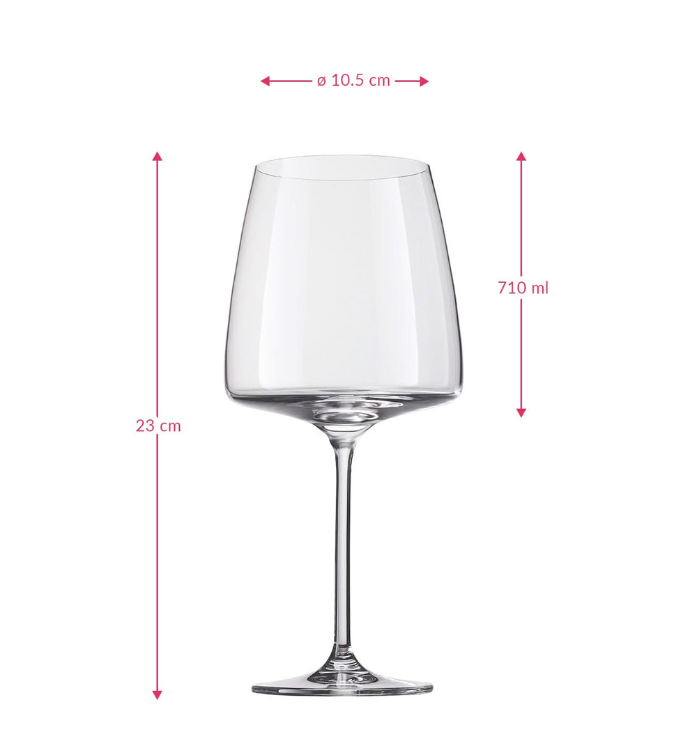 Verres à vin Schott Zwiesel Vivid Senses Veloutés et Somptueux 710 ml - 2 pièces