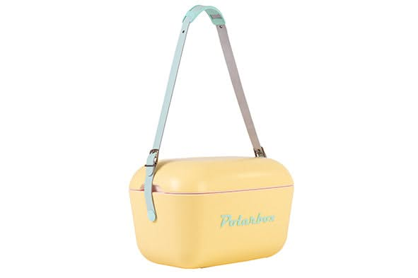 Polarbox Coolbox avec bandoulière - Jaune - 12 litres