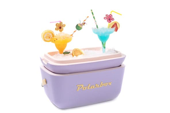 Polarbox Coolbox avec bandoulière - Violet - 20 litres