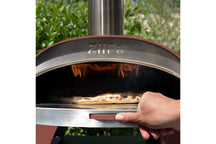 Four à pizza ZiiPa Piana - À bois - avec thermomètre - en terre cuite - pour des pizzas de ø 30 cm