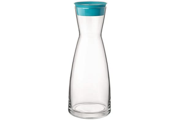 Carafe Bormioli Rocco Ypsilon avec bouchon bleu 1 litre