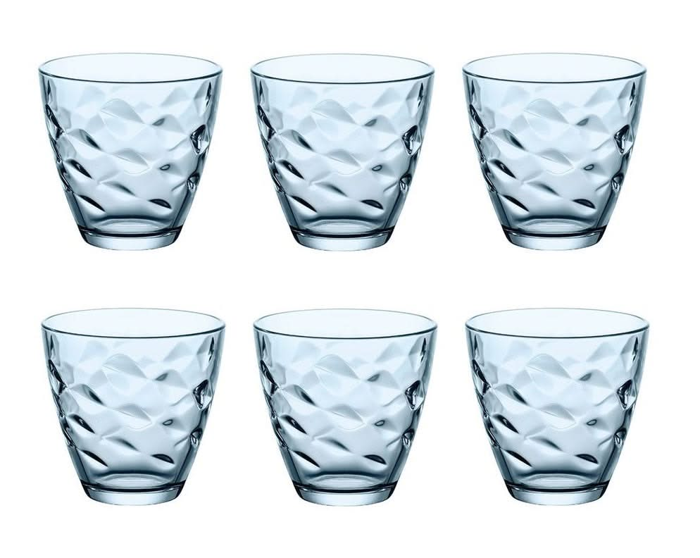 Bormioli Rocco Verres Flora Bleu 260 ml - 6 Pièces