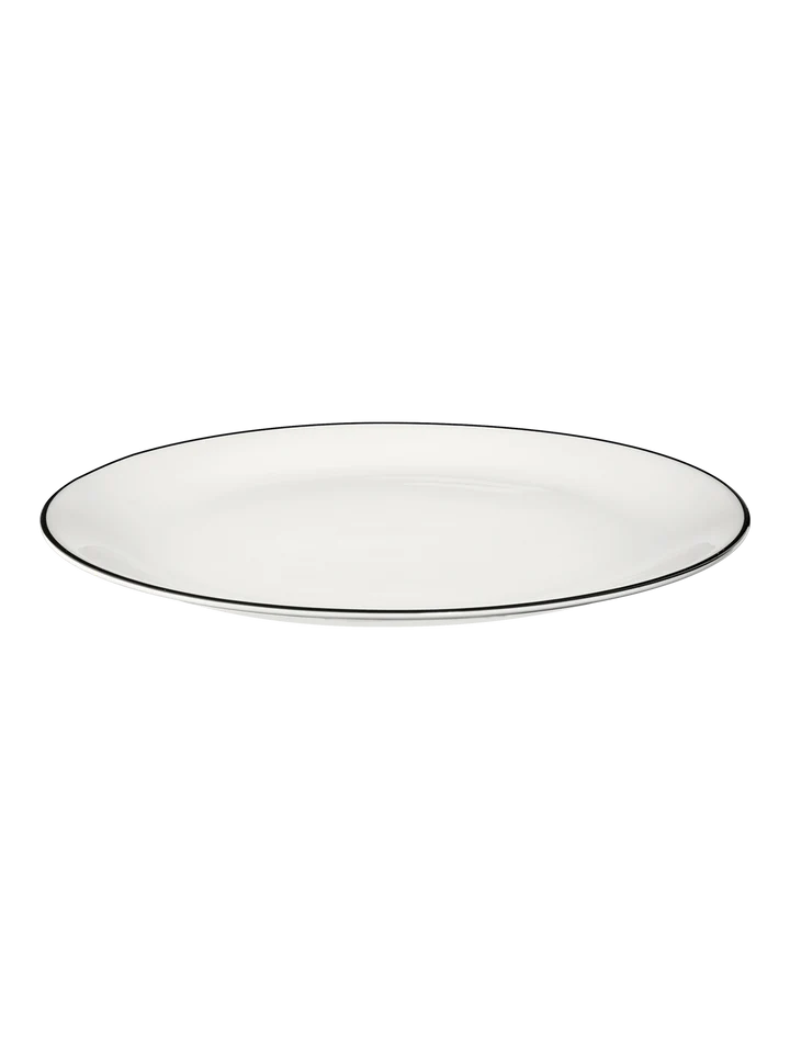 Assiette de dîner ASA Selection A Table Ligne Noire ø 26.5 cm - 4 pièces