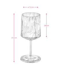 Verres à vin Koziol - incassables - Superglas - 200 ml - 2 pièces