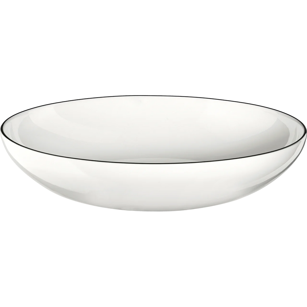 Assiette profonde / assiette à pâtes ASA Selection A Table Ligne Noire ø 22 cm - 4 pièces