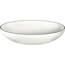 Assiette profonde / assiette à pâtes ASA Selection A Table Ligne Noire ø 22 cm - 4 pièces