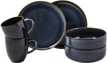 Ensemble de vaisselle Villeroy & Boch Crafted - Denim Bleu - 6 pièces