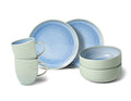 Ensemble de vaisselle Villeroy & Boch Crafted - Bleuet turquoise - 6 pièces