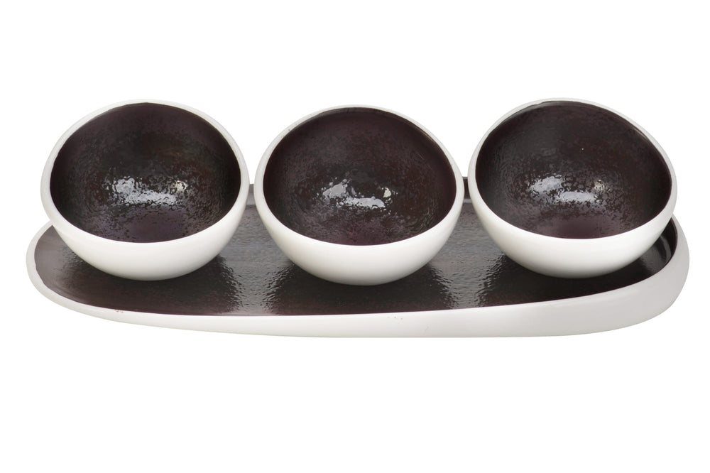 Cosy & Trendy set de service Aubergina 38.5 x 14.5 cm