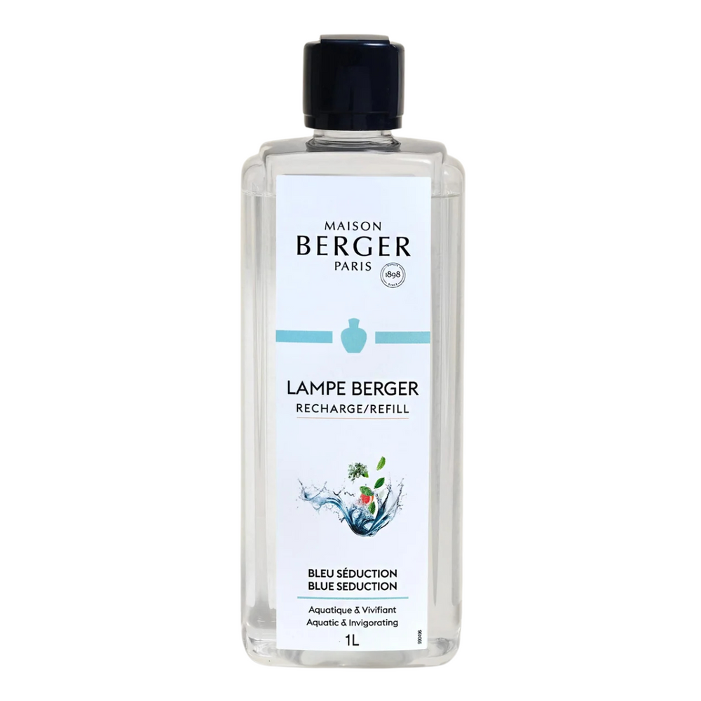 Maison Berger Recharges - pour brûleur de parfum - Bleu Séduction - 1 litre
