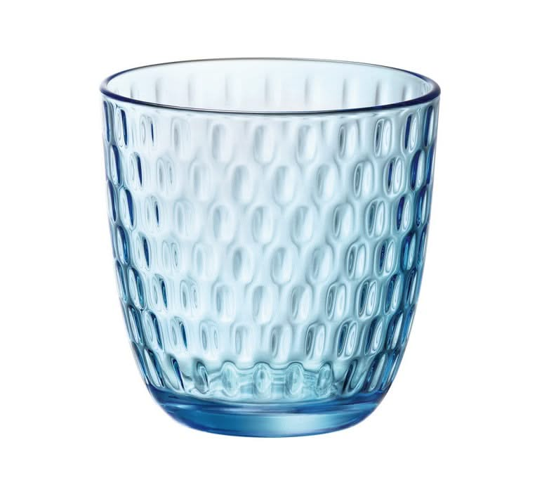 Bormioli Rocco Verrou en Verre Bleu 290 ml - 6 Pièces