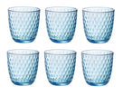 Bormioli Rocco Verrou en Verre Bleu 290 ml - 6 Pièces