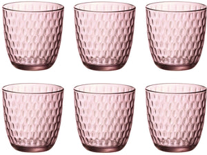 Verre à eau Bormioli Rocco Slot - Rose - 290 ml - 6 pièces