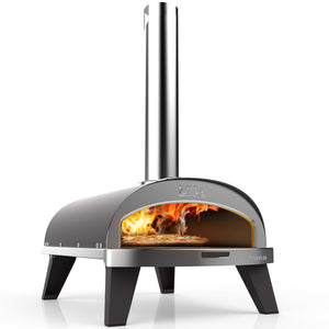 Four à pizza ZiiPa Piana - À bois - avec thermomètre - Ardoise - pour des pizzas de ø 30 cm