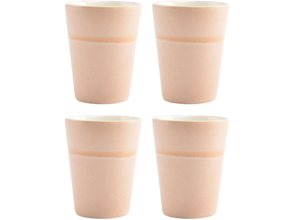 Salt &amp; Pepper Cup Flow - rose - 370 ml - 4 pièces