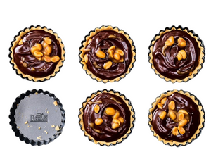 Set de moules Birkmann - Fond amovible - Premium Baking - ø10x2cm - 6 pièces