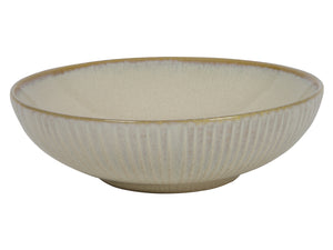 Assiette profonde Coastal Lines Ocean Beige ø 18 cm - 6 pièces