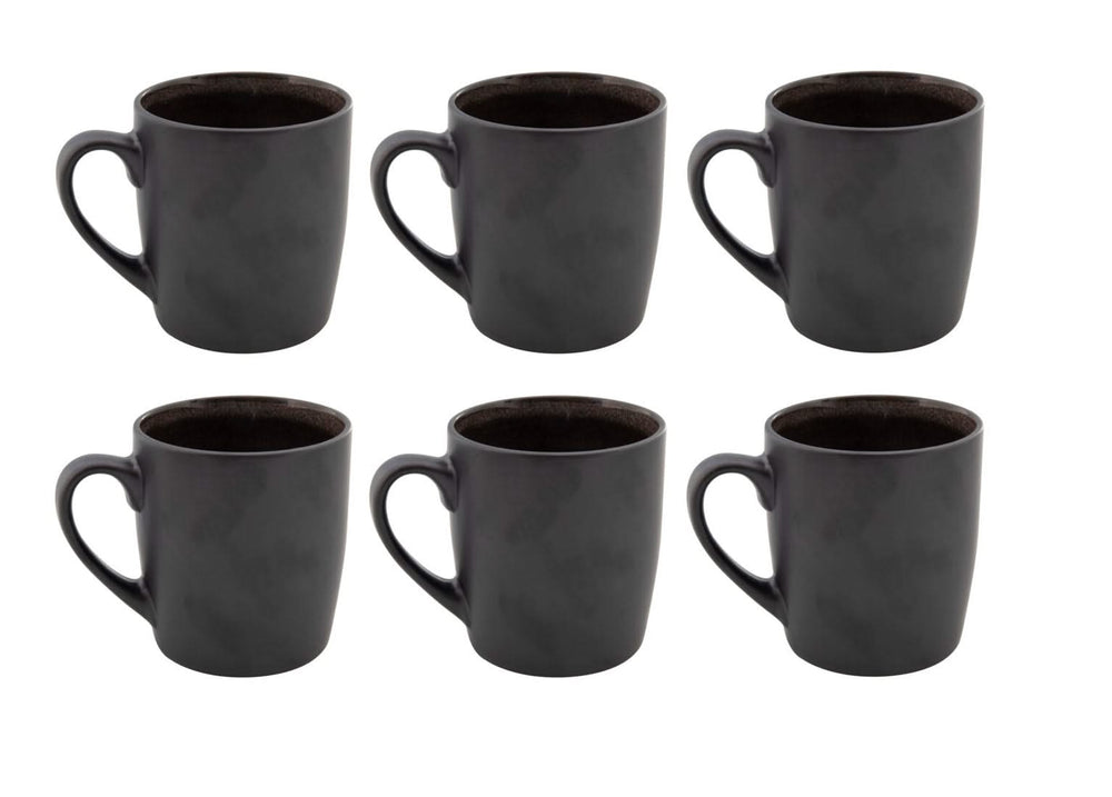 Studio Tavola Tasse New Black 350 ml - 6 pièces