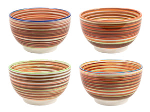 Ensemble de bols Cookinglife - Bols a soupe - Rhythm & Lines - ø14 cm - 4 pièces