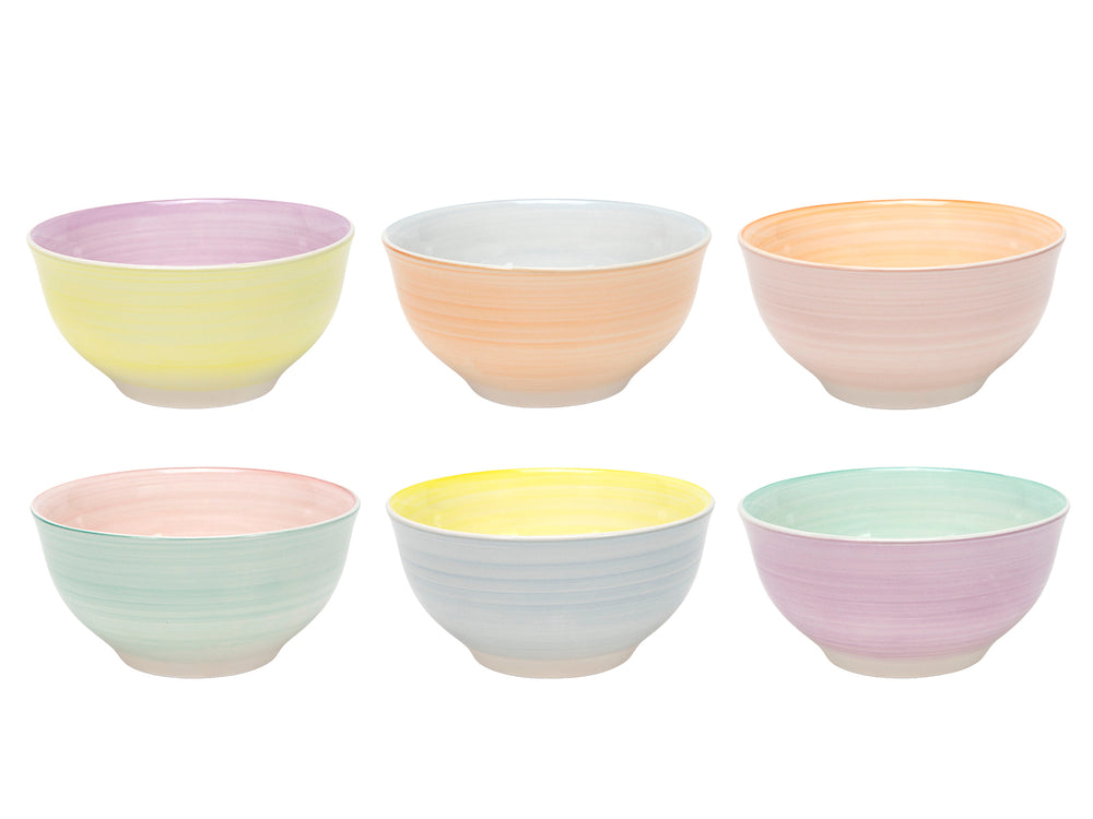 Cookinglife Kleine Kommen Pastel Harmony ø 12 cm - 6 Stuks