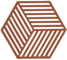 Sous-verre pour poêle Zone Denmark Hexagon - Terracotta - 16 x 14 cm