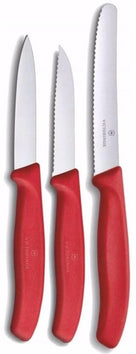 Ensemble de couteaux Victorinox Rouge - 3 pièces