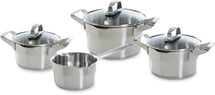 Ensemble de casseroles BK Premium+ en acier inoxydable 4 pièces